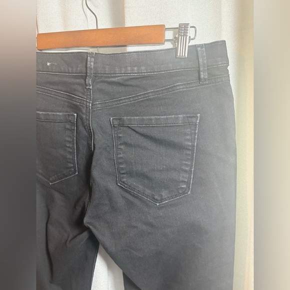 ✨ loft | modern straight jeans black size 10/30 0330 - Picture 6 of 13